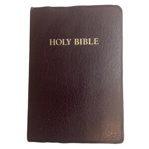Holy Bible King James Version Red Letter Edition Dictionary Study Helps Holman
